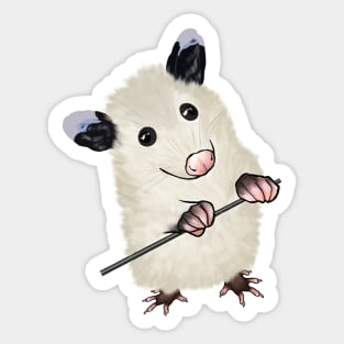 Elvis The Possum Sticker